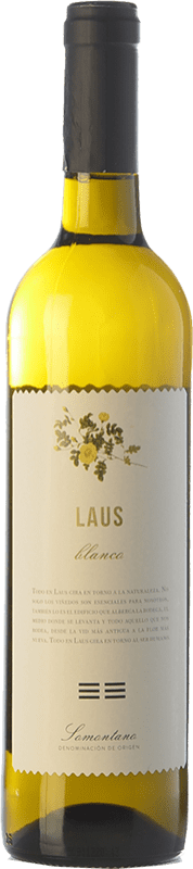 Envío gratis | Vino blanco Laus Flor Crianza D.O. Somontano Aragón España Chardonnay 75 cl