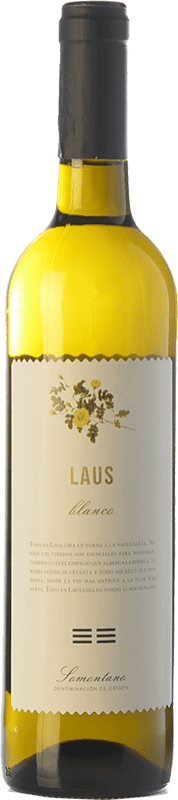9,95 € Kostenloser Versand | Weißwein Laus Flor Crianza — Kurze Fassreifung D.O. Somontano
