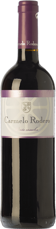 8,95 € 送料無料 | 赤ワイン Carmelo Rodero Cosecha 若い D.O. Ribera del Duero