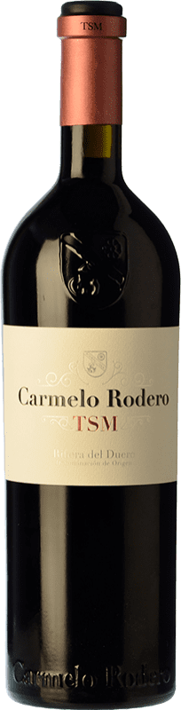 65,95 € | 红酒 Carmelo Rodero TSM D.O. Ribera del Duero 卡斯蒂利亚莱昂 西班牙 Tempranillo, Merlot, Cabernet Sauvignon 75 cl