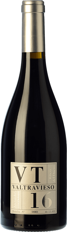 34,95 € | Red wine Valtravieso VT Vendimia Seleccionada Young D.O. Ribera del Duero Castilla y León Spain Tempranillo, Merlot, Cabernet Sauvignon 75 cl