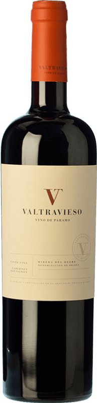 Free Shipping | Red wine Valtravieso Aged D.O. Ribera del Duero Castilla y León Spain Tempranillo, Merlot, Cabernet Sauvignon 75 cl