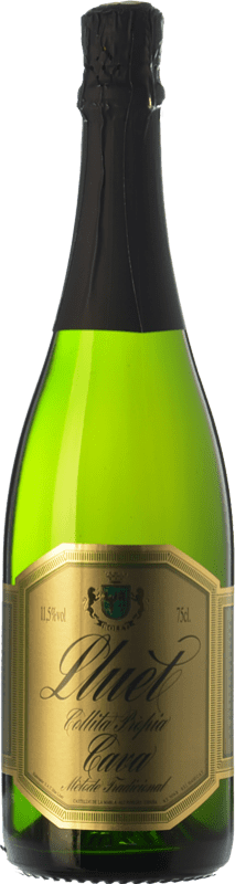 17,95 € Envoi gratuit | Vin Mousseux Blanc Bolet Lluet Brut Nature Réserve D.O. Cava Eco — Biologique