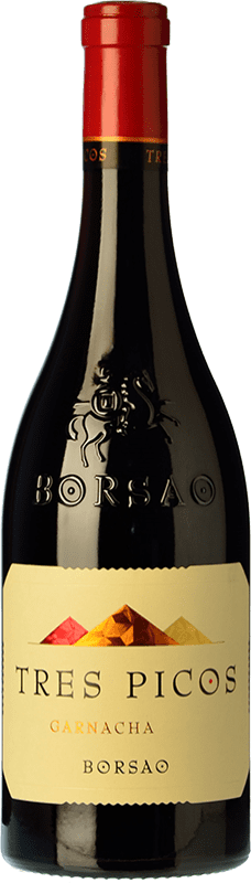 14,95 € | Red wine Borsao Tres Picos Joven D.O. Campo de Borja Aragon Spain Grenache Bottle 75 cl