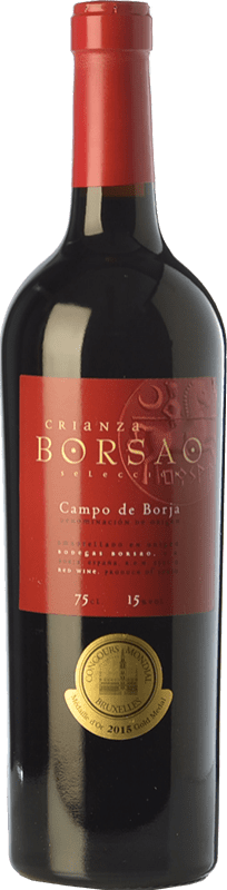 7,95 € | Red wine Borsao Crianza D.O. Campo de Borja Aragon Spain Tempranillo, Merlot, Grenache Bottle 75 cl