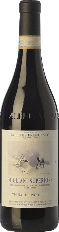 16,95 € Spedizione Gratuita | Vino rosso Boschis Vigna dei Prey D.O.C.G. Dolcetto di Dogliani Superiore