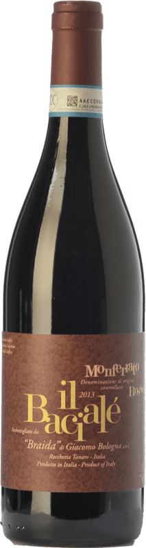 15,95 € Free Shipping | Red wine Braida Bacialè D.O.C. Monferrato Piemonte Italy Merlot, Cabernet Sauvignon, Pinot Black, Barbera Bottle 75 cl