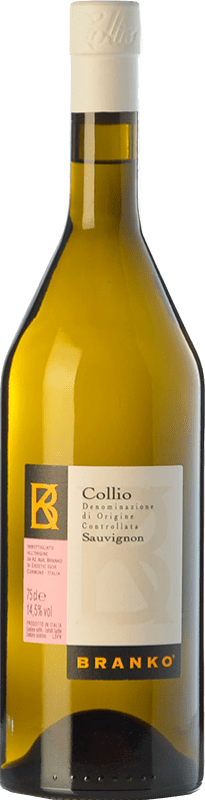 Envoi gratuit | Vin blanc Branko D.O.C. Collio Goriziano-Collio Frioul-Vénétie Julienne Italie Sauvignon 75 cl