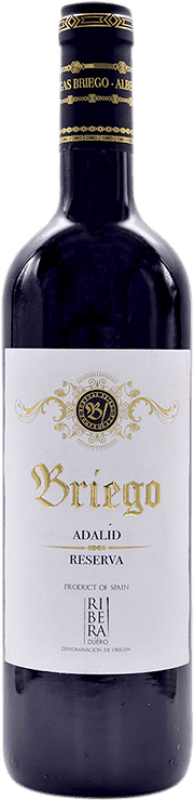 32,95 € Kostenloser Versand | Rotwein Briego Adalid Reserve D.O. Ribera del Duero