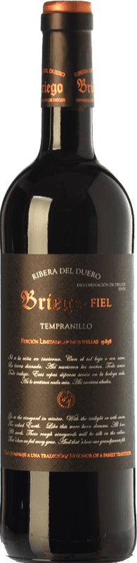 37,95 € Free Shipping | Red wine Briego Fiel Reserva D.O. Ribera del Duero Castilla y León Spain Tempranillo Bottle 75 cl