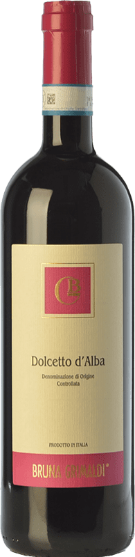 9,95 € | Red wine Bruna Grimaldi D.O.C.G. Dolcetto d'Alba Piemonte Italy Dolcetto Bottle 75 cl