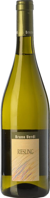 11,95 € Free Shipping | White sparkling Bruno Verdi Frizzante D.O.C. Oltrepò Pavese Lombardia Italy Riesling Italico Bottle 75 cl