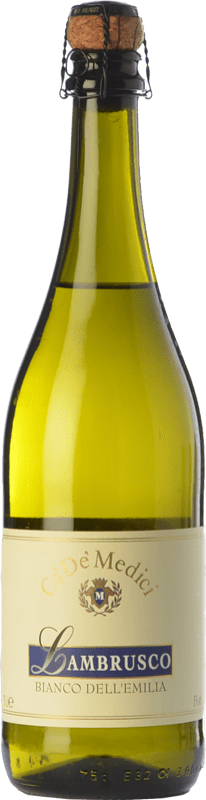 送料無料 | 白スパークリングワイン Ca' De' Medici Lambrusco Bianco 若い I.G.T. Emilia Romagna エミリア=ロマーニャ イタリア Lambrusco Maestri, Lambrusco Salamino, Lambrusco Marani, Lambrusco Montericco 75 cl