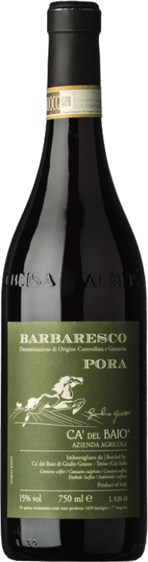 41,95 € Free Shipping | Red wine Cà del Baio Barbaresco Pora Reserve D.O.C. Piedmont