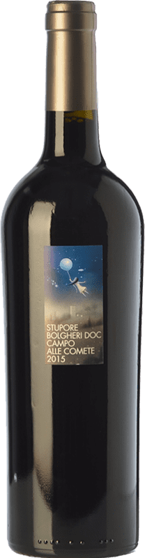 19,95 € | Red wine Campo alle Comete Rosso Stupore D.O.C. Bolgheri Tuscany Italy Merlot, Syrah, Cabernet Sauvignon, Petit Verdot Bottle 75 cl