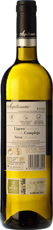8,95 € Free Shipping | White wine Campo Viejo Azpilicueta Crianza D.O.Ca. Rioja The Rioja Spain Viura Bottle 75 cl