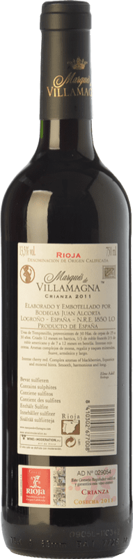 8,95 € | Red wine Campo Viejo Marqués de Villamagna Crianza D.O.Ca. Rioja The Rioja Spain Tempranillo Bottle 75 cl