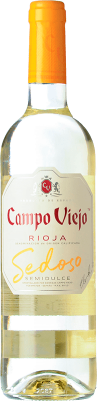 5,95 € | Сладкое вино Campo Viejo Полусухое Полусладкое Молодой D.O.Ca. Rioja Ла-Риоха Испания Viura 75 cl