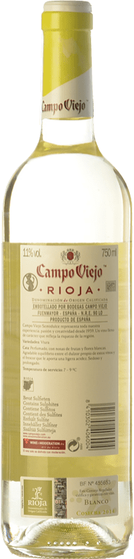5,95 € Free Shipping | Sweet wine Campo Viejo Semi Dry Joven D.O.Ca. Rioja The Rioja Spain Viura Bottle 75 cl