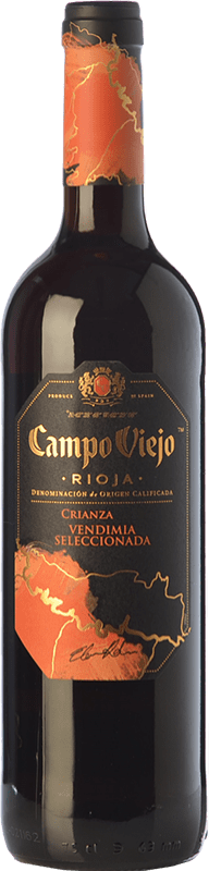 12,95 € Бесплатная доставка | Красное вино Campo Viejo Vendimia Seleccionada старения D.O.Ca. Rioja