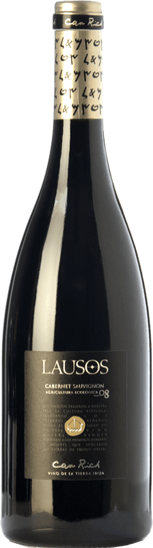 23,95 € Free Shipping | Red wine Can Rich Lausos Crianza I.G.P. Vi de la Terra de Ibiza Balearic Islands Spain Cabernet Sauvignon Bottle 75 cl