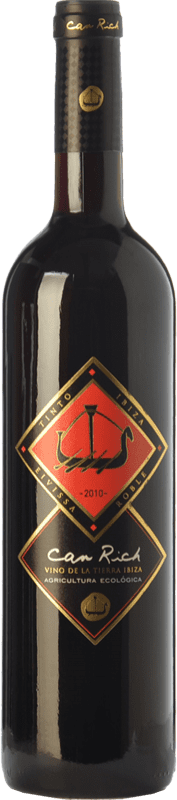 7,95 € | Red wine Can Rich Oak I.G.P. Vi de la Terra de Ibiza Balearic Islands Spain Tempranillo, Merlot Bottle 75 cl