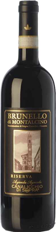 132,95 € | Red wine Canalicchio di Sopra Reserve D.O.C.G. Brunello di Montalcino Tuscany Italy Sangiovese 75 cl