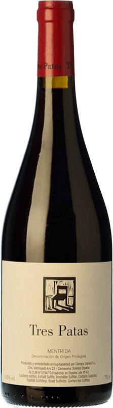 17,95 € Free Shipping | Red wine Canopy Tres Patas Joven D.O. Méntrida Castilla la Mancha Spain Syrah, Grenache Bottle 75 cl