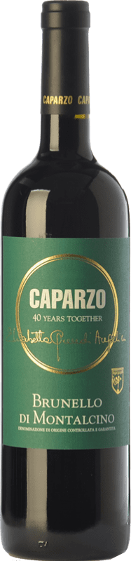 45,95 € Free Shipping | Red wine Caparzo D.O.C.G. Brunello di Montalcino Tuscany Italy Sangiovese Bottle 75 cl