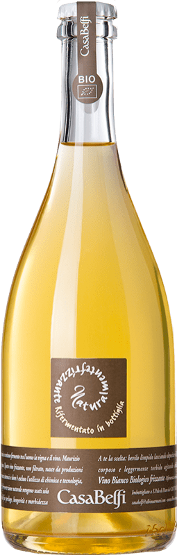 14,95 € Free Shipping | White Sparkling Wine Casa Belfi Colfondo I.G.T. Veneto Eco — Organic