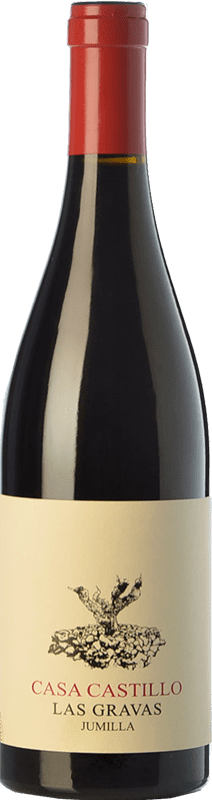 32,95 € Free Shipping | Red wine Casa Castillo Las Gravas Crianza D.O. Jumilla Castilla la Mancha Spain Syrah, Cabernet Sauvignon, Monastrell Bottle 75 cl