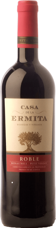 7,95 € | 赤ワイン Casa de la Ermita オーク D.O. Jumilla カスティーリャ・ラ・マンチャ スペイン Monastrell, Petit Verdot 75 cl