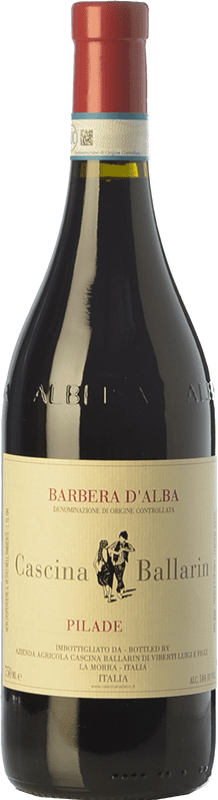 Envoi gratuit | Vin rouge Cascina Ballarin Pilade D.O.C. Barbera d'Alba Piémont Italie Barbera 75 cl