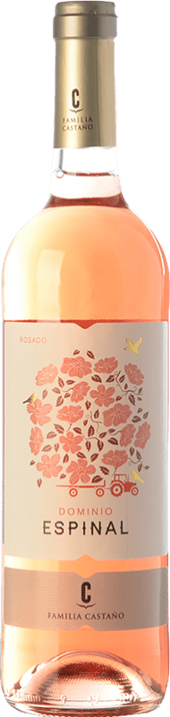 4,95 € Free Shipping | Rosé wine Castaño Dominio de Espinal Joven D.O. Yecla Region of Murcia Spain Macabeo Bottle 75 cl