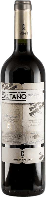 6,95 € | Red wine Castaño Joven D.O. Yecla Region of Murcia Spain Monastrell Bottle 75 cl