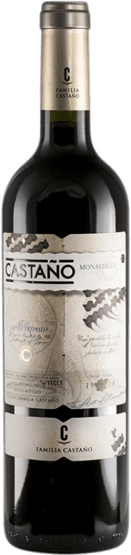 Envío gratis | Vino tinto Castaño Joven D.O. Yecla Región de Murcia España Monastrell 75 cl