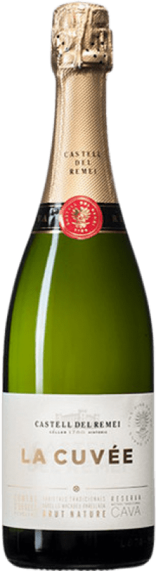 17,95 € Бесплатная доставка | Белое игристое Castell del Remei Природа Брута Молодой D.O. Cava