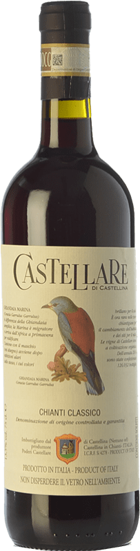 22,95 € | Red wine Castellare di Castellina D.O.C.G. Chianti Classico Tuscany Italy Sangiovese, Canaiolo Bottle 75 cl