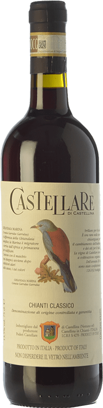 18,95 € Spedizione Gratuita | Vino rosso Castellare di Castellina D.O.C.G. Chianti Classico