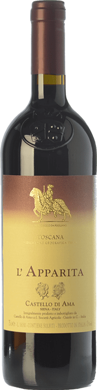 301,95 € Spedizione Gratuita | Vino rosso Castello di Ama L'Apparita I.G.T. Toscana