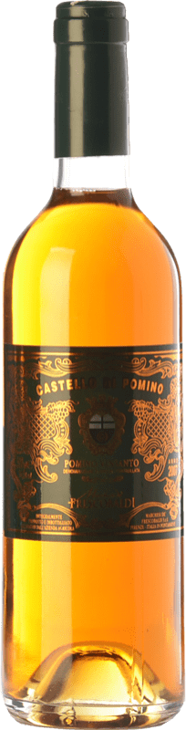 Kostenloser Versand | Süßer Wein Castello di Pomino Vin Santo D.O.C. Pomino Toskana Italien Malvasía, Trebbiano, San Colombano Halbe Flasche 37 cl