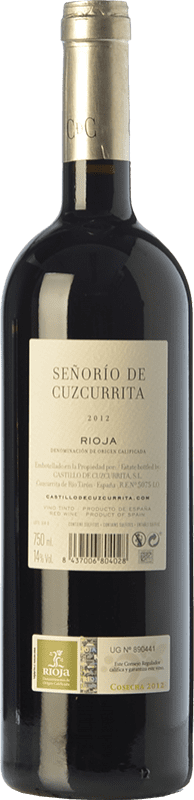29,95 € Free Shipping | Red wine Castillo de Cuzcurrita Señorío de Cuzcurrita Crianza D.O.Ca. Rioja The Rioja Spain Tempranillo Bottle 75 cl