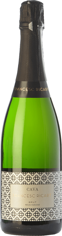 12,95 € 送料無料 | 白スパークリングワイン Castillo de Maetierra Francesc Ricart Brut D.O. Cava