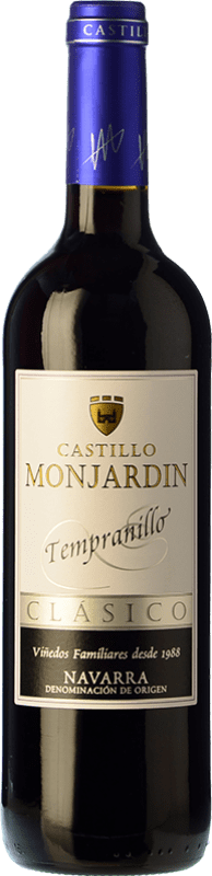 6,95 € Free Shipping | Red wine Castillo de Monjardín Joven D.O. Navarra Navarre Spain Tempranillo Bottle 75 cl