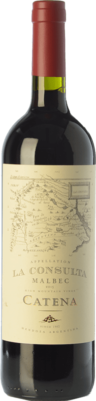17,95 € Free Shipping | Red wine Catena Zapata La Consulta Reserva I.G. Valle de Uco Uco Valley Argentina Malbec Bottle 75 cl