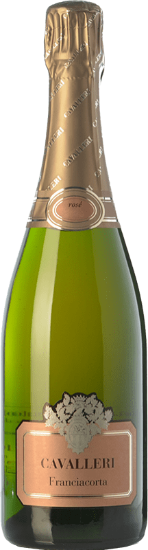 Бесплатная доставка | Розовое игристое Cavalleri Rosé D.O.C.G. Franciacorta Ломбардии Италия Pinot Black, Chardonnay 75 cl