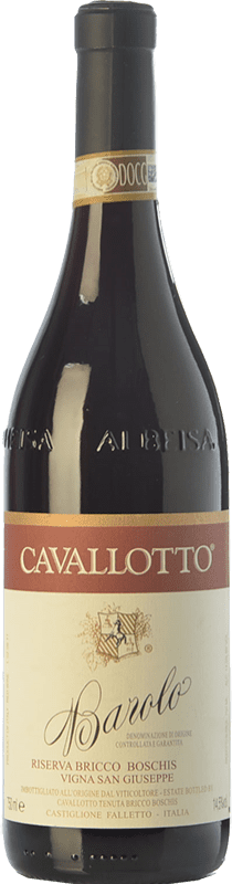 166,95 € 免费送货 | 红酒 Cavallotto Bricco Boschis Vigna S. Giuseppe D.O.C.G. Barolo