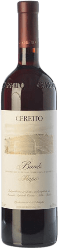 156,95 € Free Shipping | Red wine Ceretto Prapò D.O.C.G. Barolo Piemonte Italy Nebbiolo Bottle 75 cl