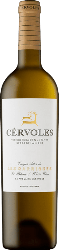 26,95 € Free Shipping | White wine Cérvoles Blanc Crianza D.O. Costers del Segre Catalonia Spain Macabeo, Chardonnay Bottle 75 cl