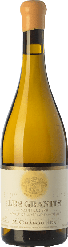 93,95 € | White wine Chapoutier Les Granits blanc Crianza A.O.C. Saint-Joseph Rhône France Marsanne Bottle 75 cl